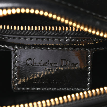 Christian Dior Patent Cannage Medium Lady Dior Black 5 of 9