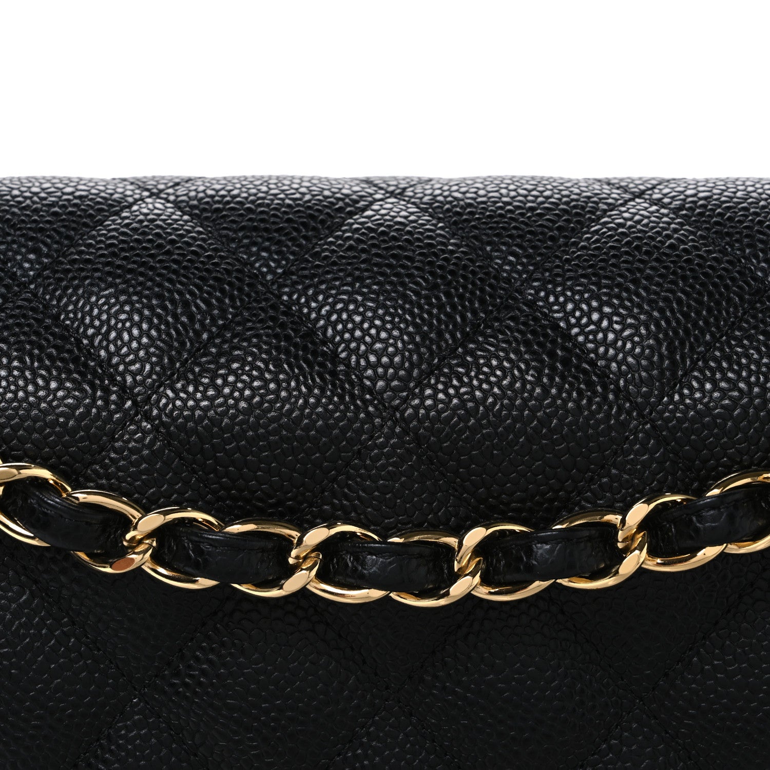 Chanel Caviar Quilted Jumbo Double Flap Black 7 of 10