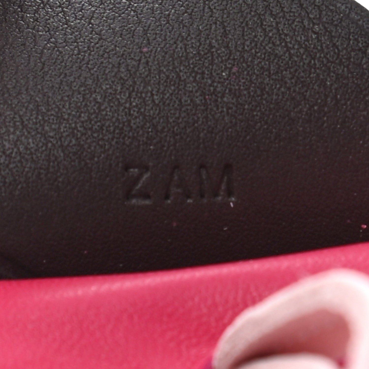 Hermes Milo Lambskin Grigri Rodeo Pegase Horse Bag Charm MM Framboise Rose Sakura Rouge Sellier 4 of 4