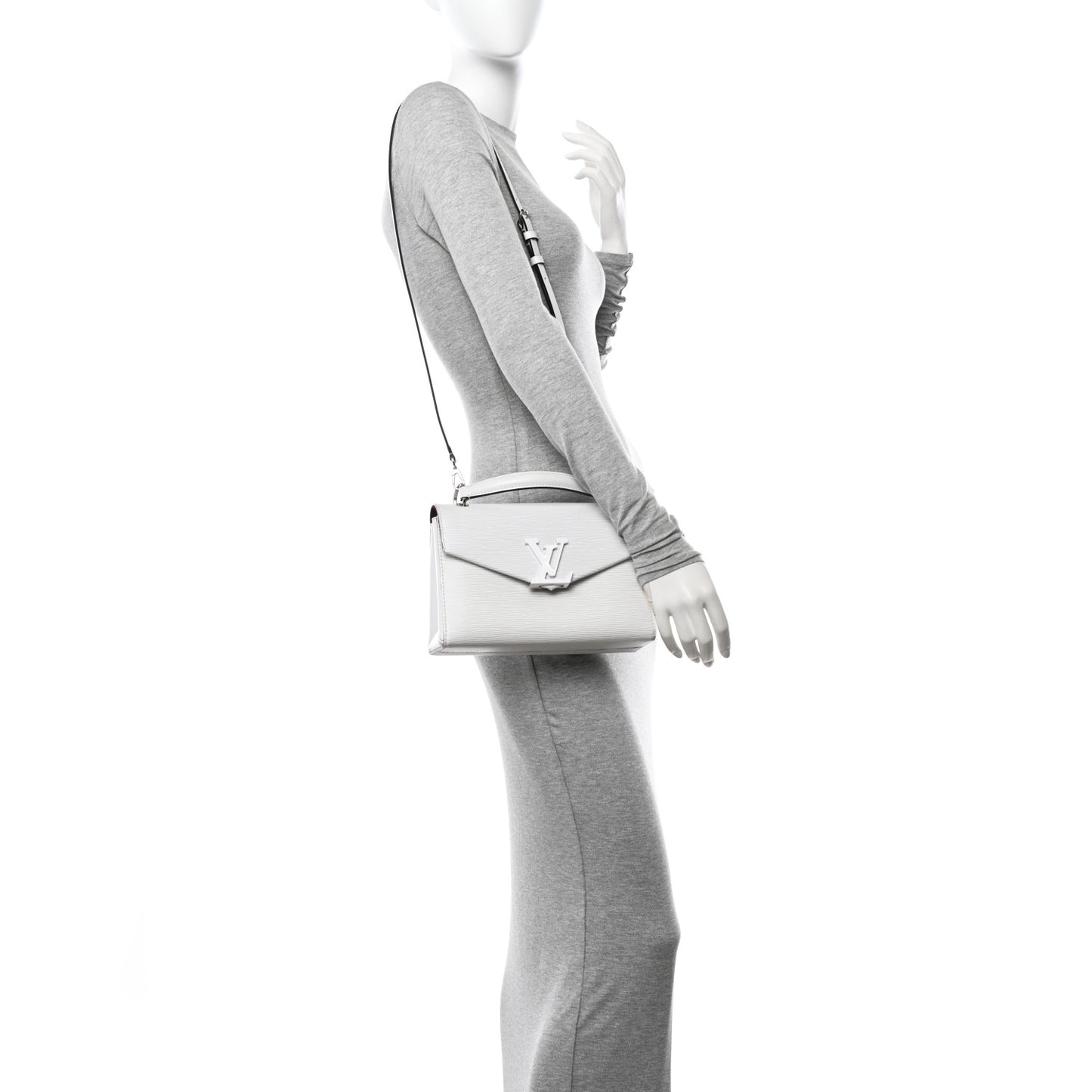 Epi Pochette Grenelle White