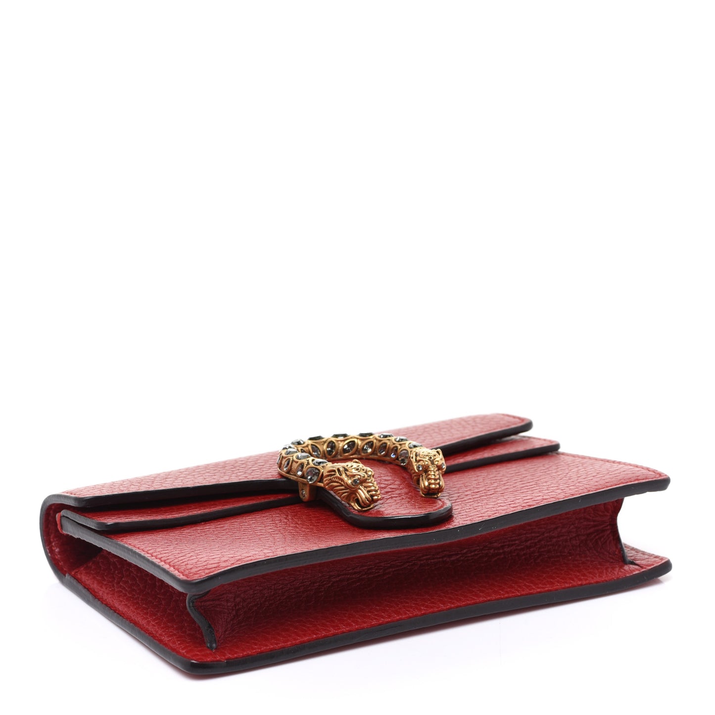 Calfskin Super Mini Dionysus Shoulder Bag Hibiscus Red