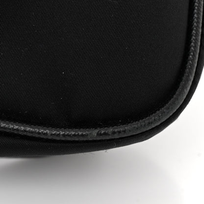 Prada Tessuto Nylon Saffiano Logo Messenger Bag Black 11 of 11