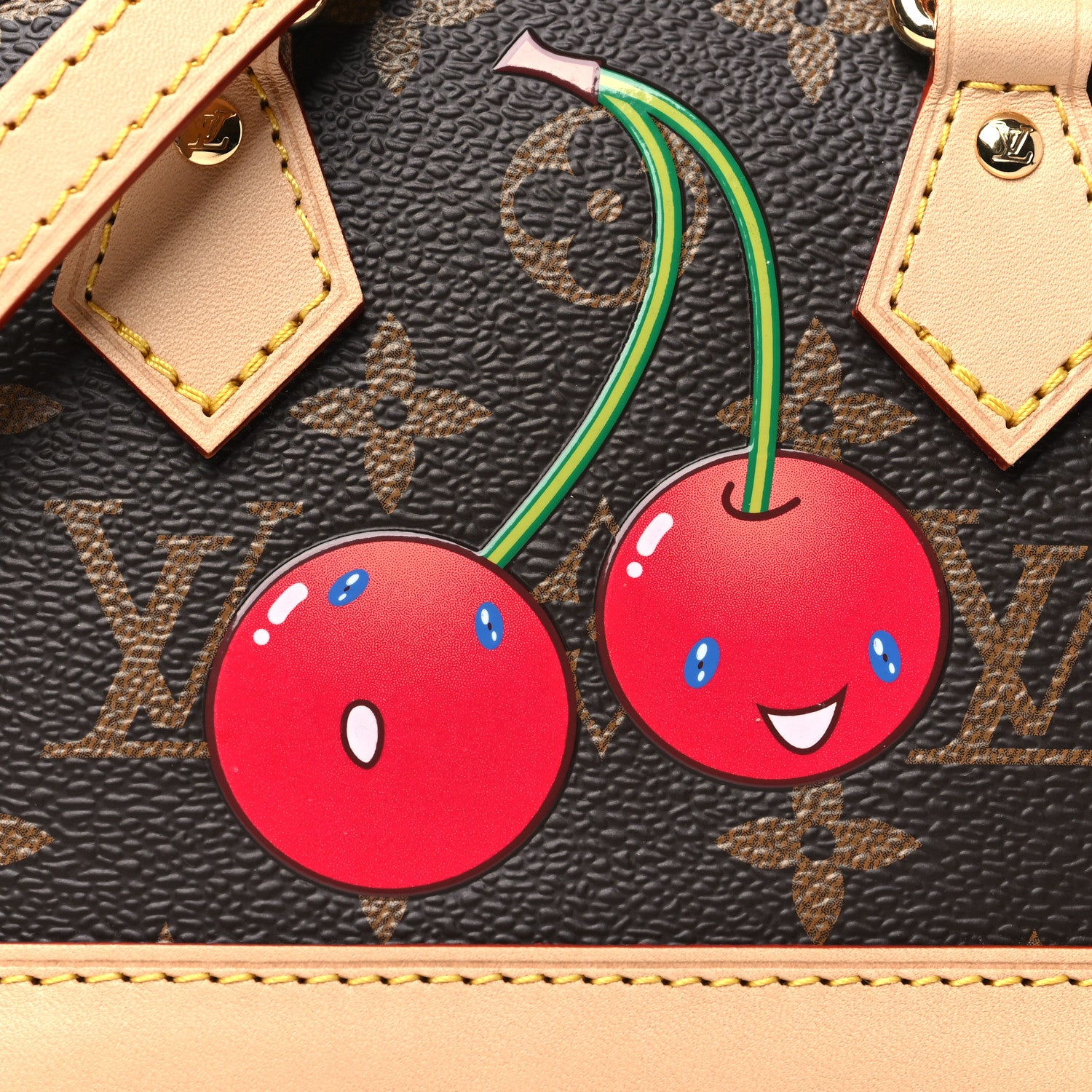 Louis Vuitton LV X TM Monogram Cerises Nano Alma 7 of 9