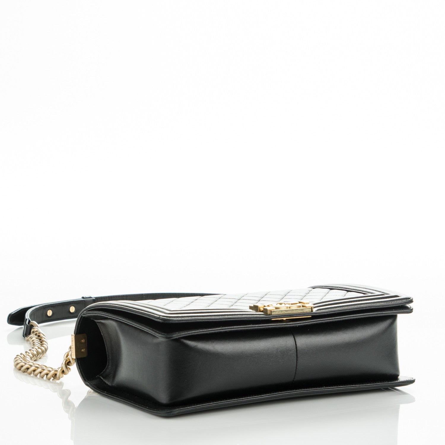 Chanel Lambskin Quilted New Medium Boy Flap Black 4 of 8