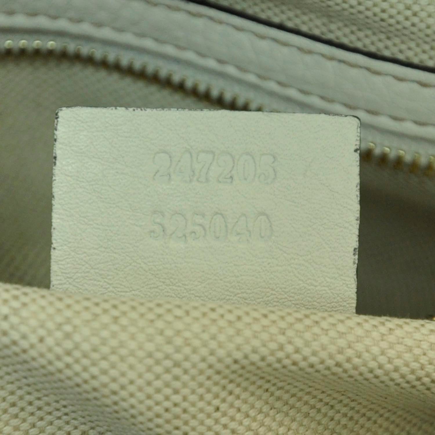Gucci Leather Vintage Web Boston White 12 of 12
