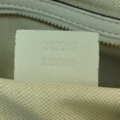 Gucci Leather Vintage Web Boston White 12 of 12