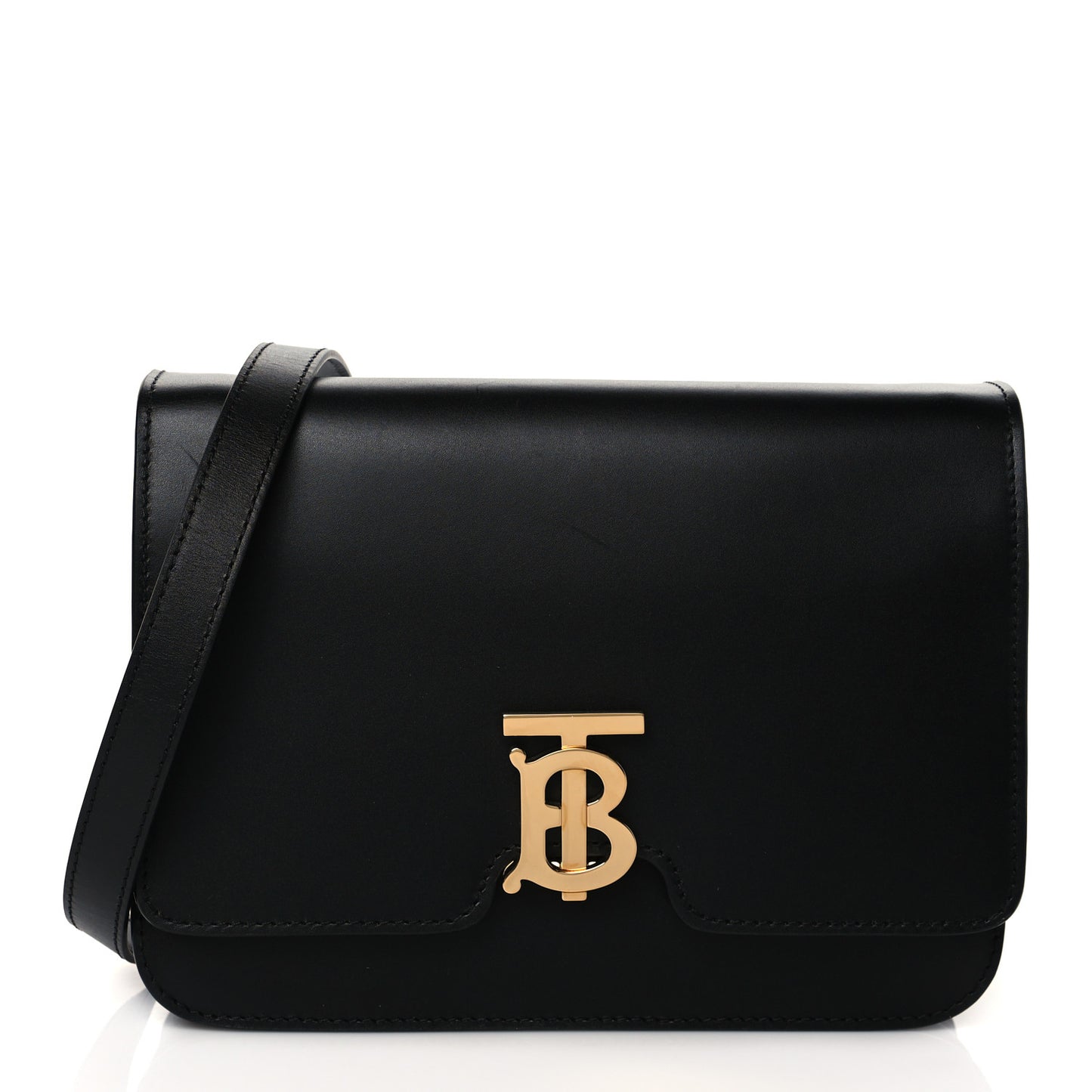 Calfskin Medium TB Bag Black