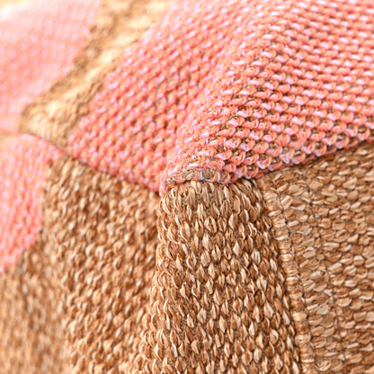 Chanel Mixed Fibers Large Shopping Bag Pink Beige 8 of 15