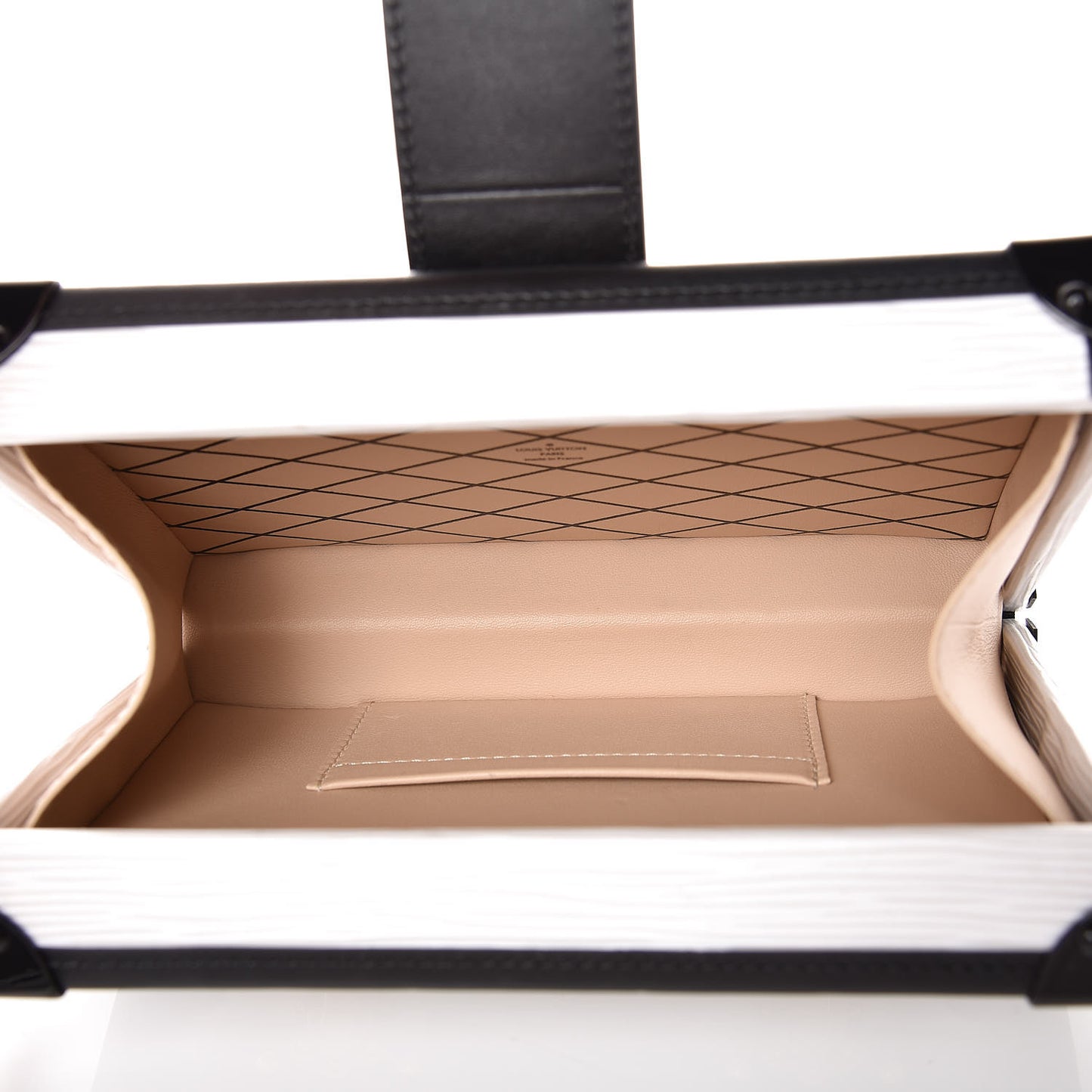 Epi Petite Malle White Black