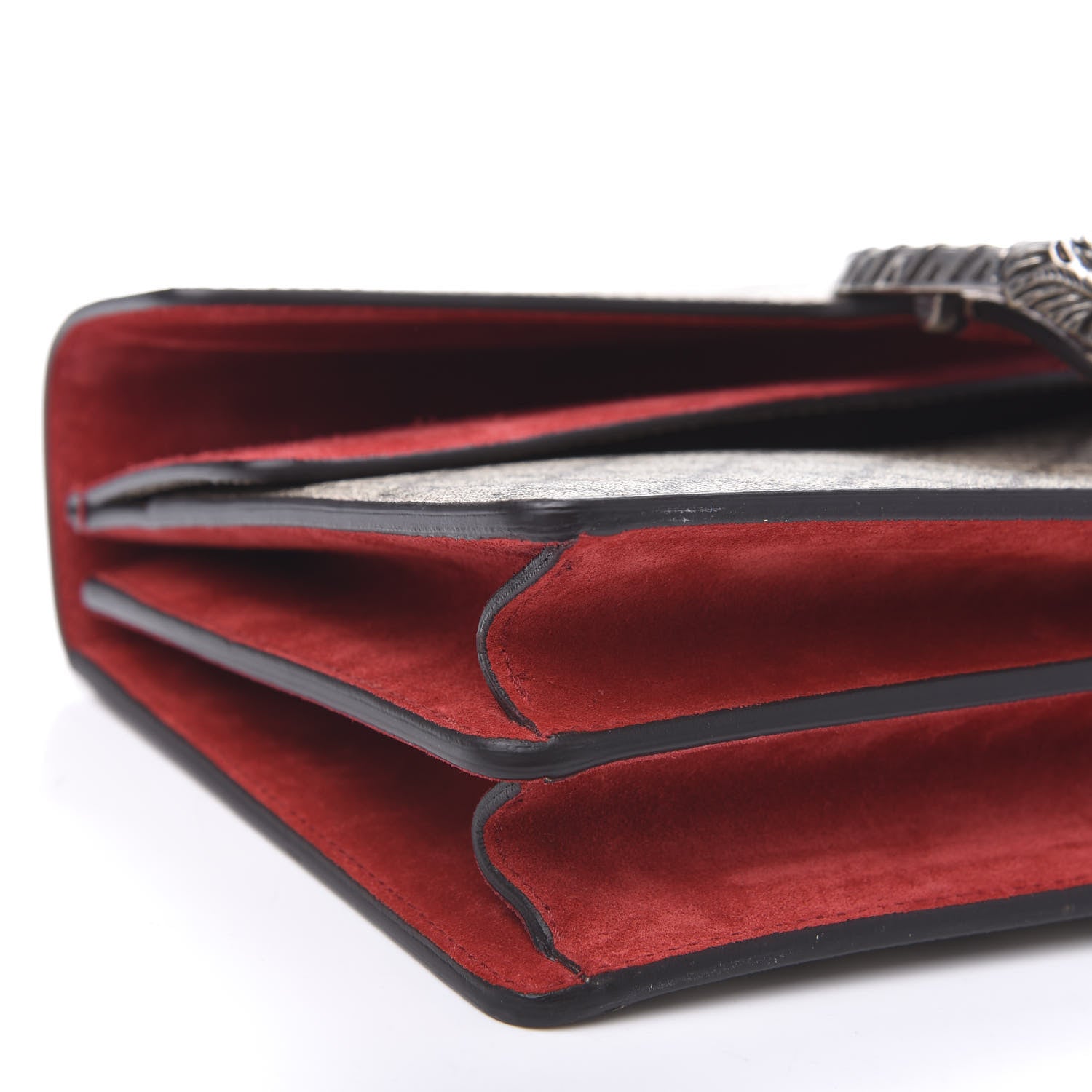 Gucci GG Supreme Monogram Small Dionysus Shoulder Bag Red 9 of 13