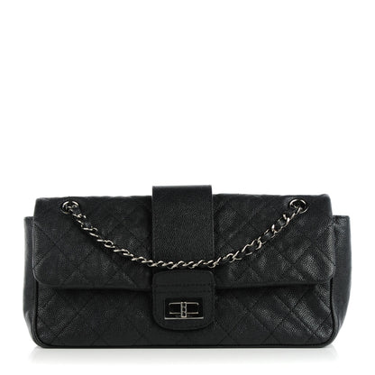 Chanel Caviar Quilted Jumbo Mademoiselle Flap Black 1 of 8