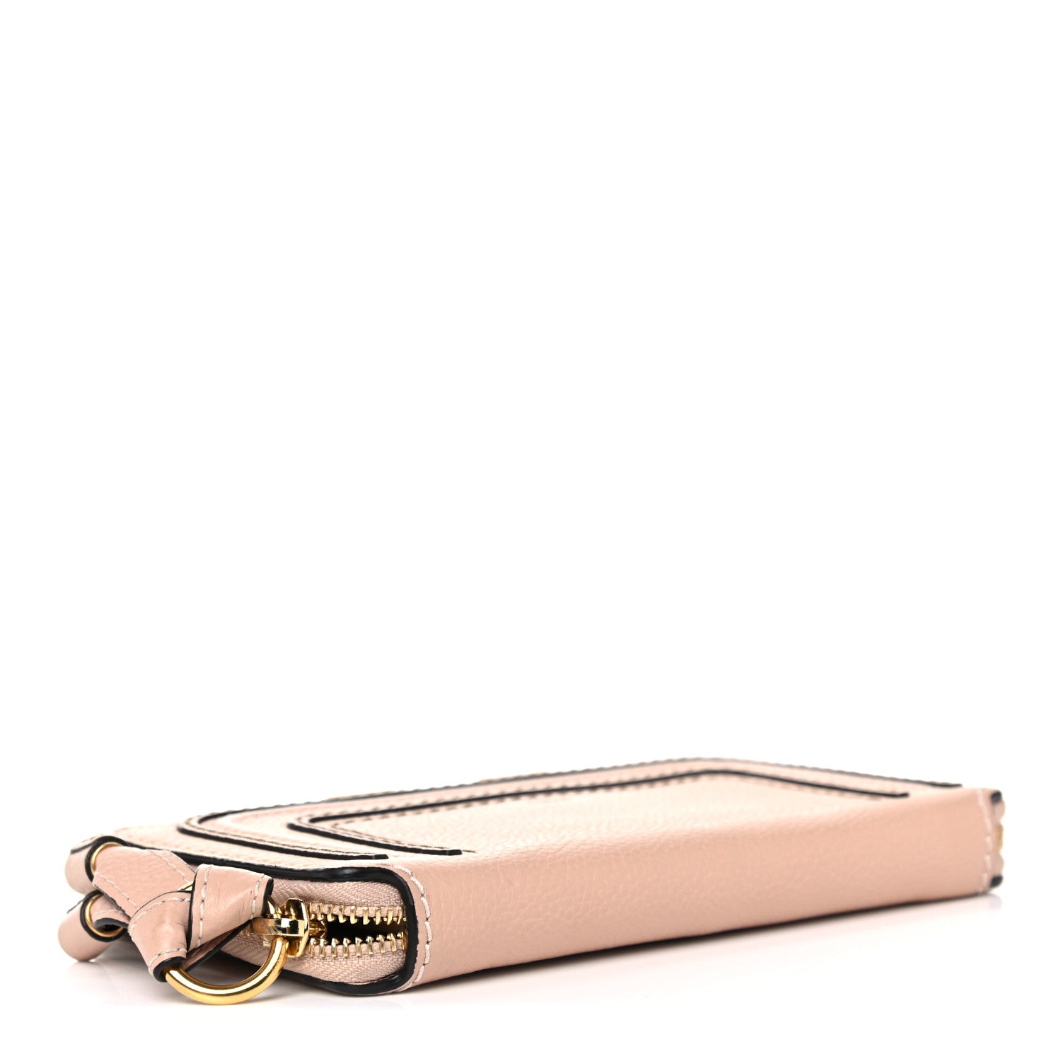 Chloe Grained Calfskin Marcie Long Zip Around Wallet Clay 4 of 14