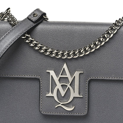 Alexander McQueen Calfskin Medium Insignia Flap Grey 7 of 9