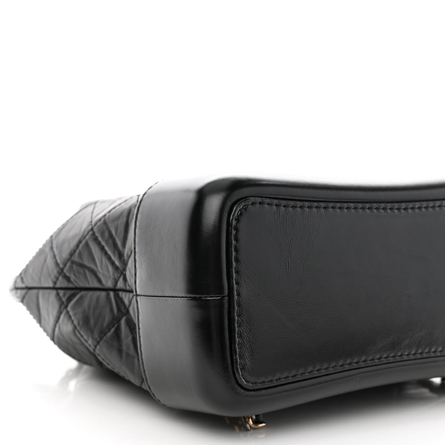 Chanel Aged Calfskin Quilted Small Gabrielle Backpack Black 9 of 11