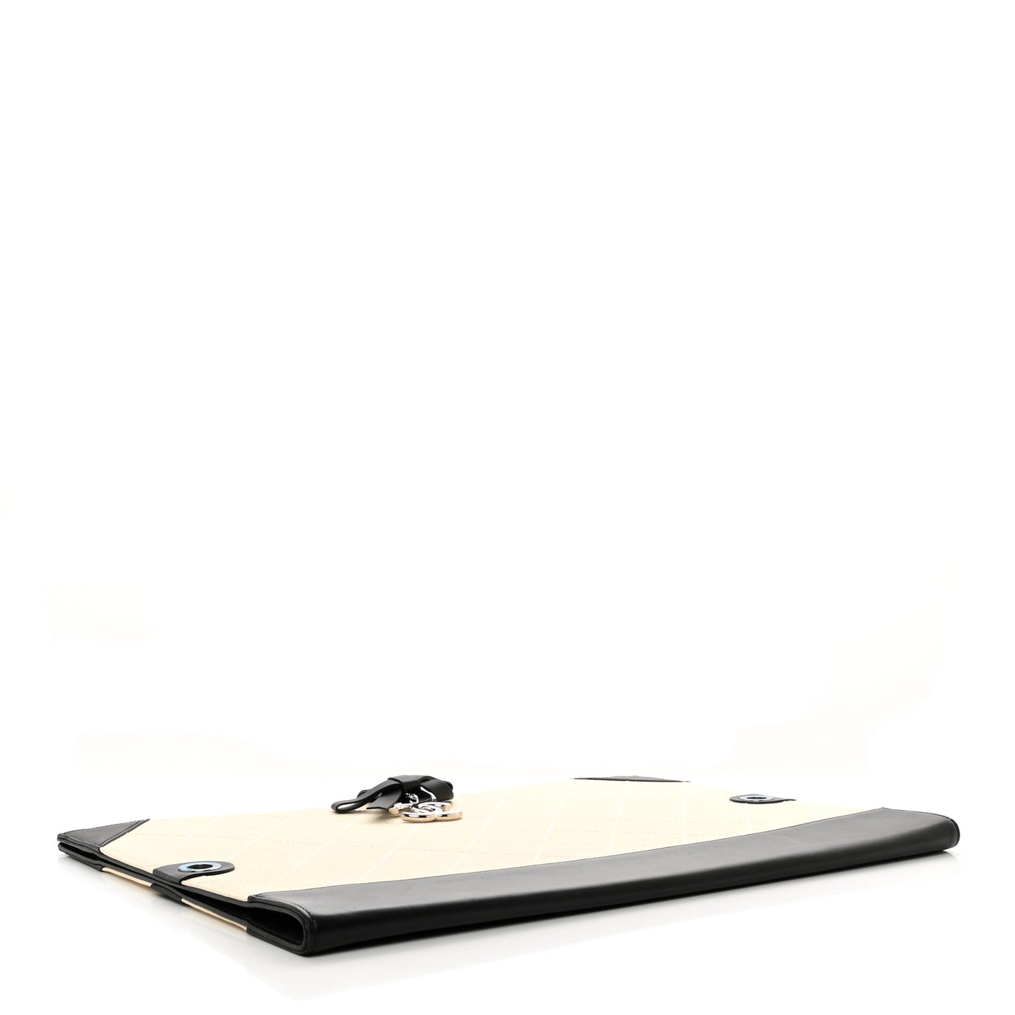 Caviar Stitched Bowtie Drawing Portfolio Dark White Black