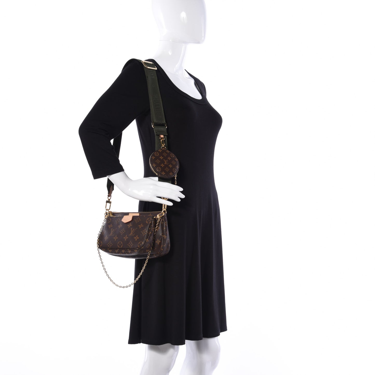 Monogram Multi Pochette Accessories Kaki
