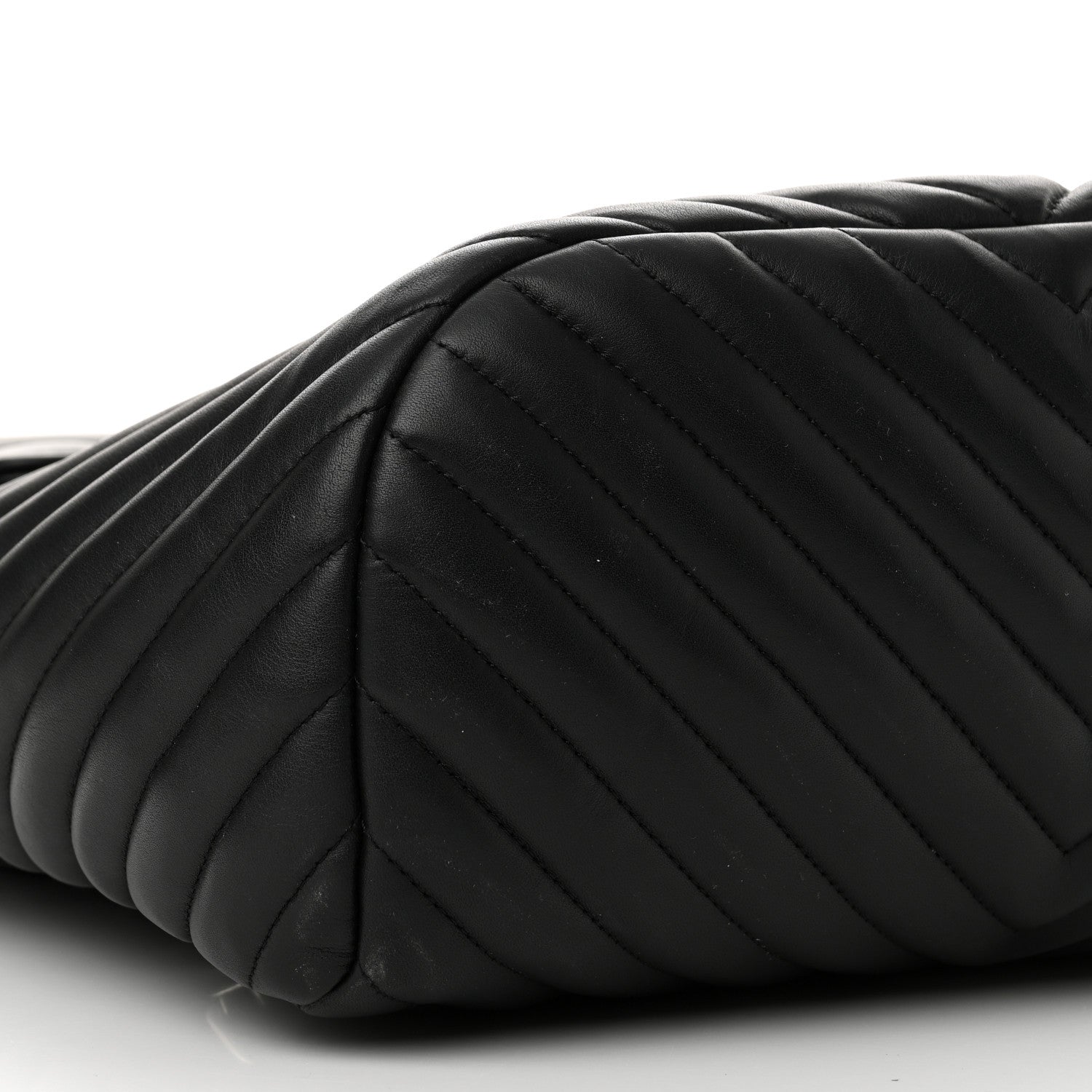 Chanel Calfskin Chevron Quilted Large Urban Spirit Backpack Black 9 of 13