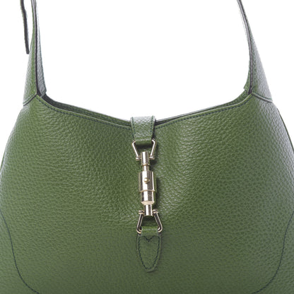 Gucci Soft Grained Calfskin Jackie O Hobo Green 10 of 10