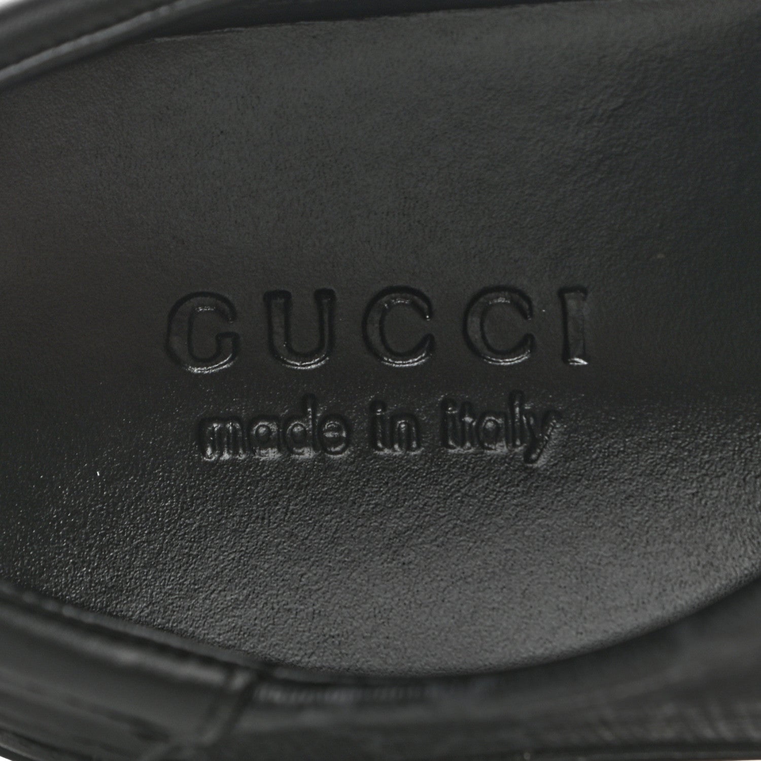 Gucci GG Supreme Monogram Mens Sneakers 8 Black 7 of 8