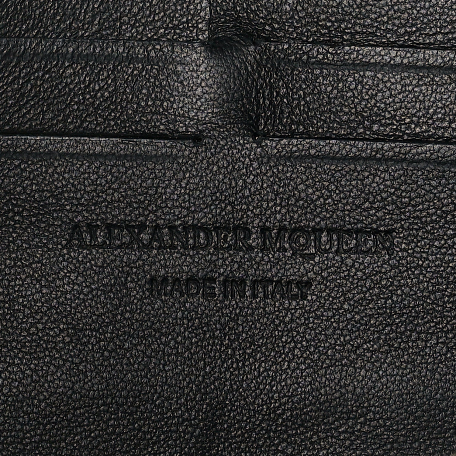 Alexander McQueen Calfskin Studded Skull Wallet on Chain Black 6 of 9