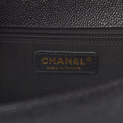Chanel Caviar Quilted New Medium Boy Flap Black 6 of 11