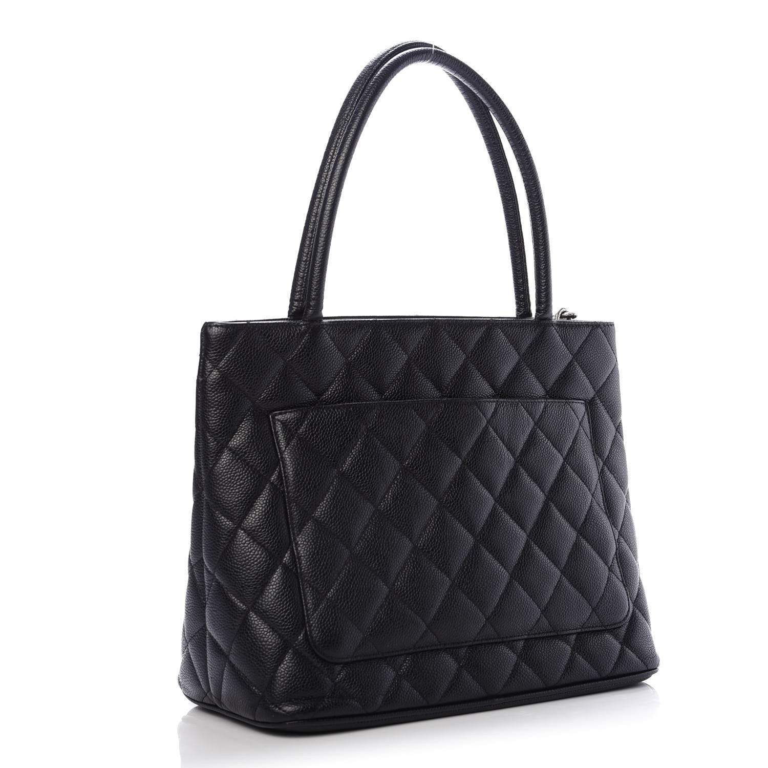 Chanel Caviar Quilted Medallion Tote Black 3 of 16