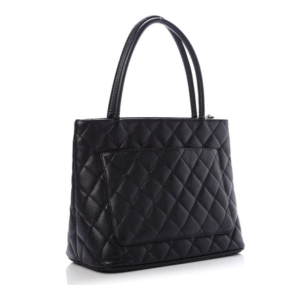 Chanel Caviar Quilted Medallion Tote Black 3 of 16