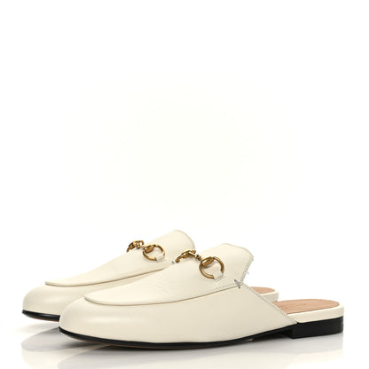 Gucci Malaga Kid Womens Princetown Slippers 37 Mystic White 3 of 8