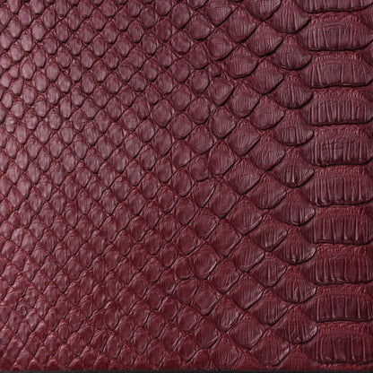 Celine Python Calfskin All Soft Shoulder Bag Burgundy 8 of 10