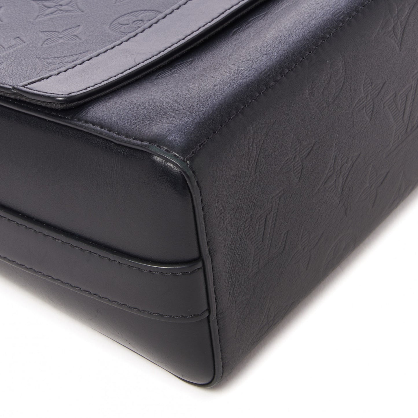 Calfskin Monogram Shadow Sprinter Messenger Black