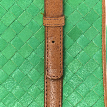 Bottega Veneta Nappa Intrecciato Bi-Color Top Handle Tote Green Brown 17 of 18