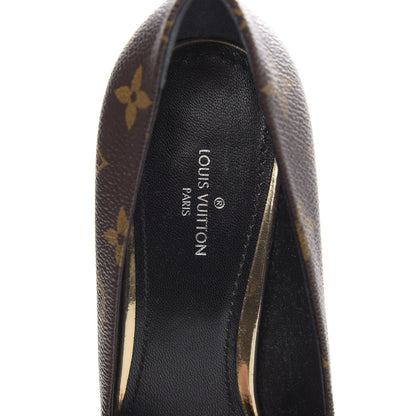 Louis Vuitton Monogram Madeleine Pumps 37 7 of 8