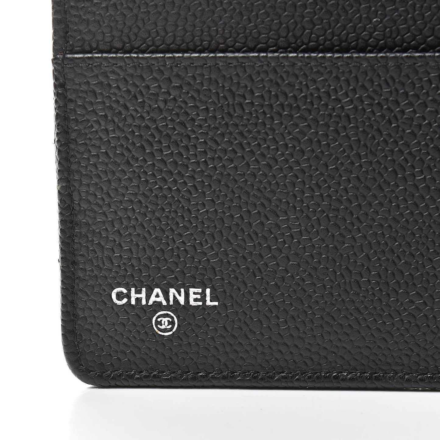Caviar Quilted Large Agenda Cover Black