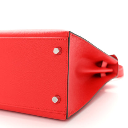 Hermes Epsom Kelly Sellier 28 Rouge de Coeur 10 of 12