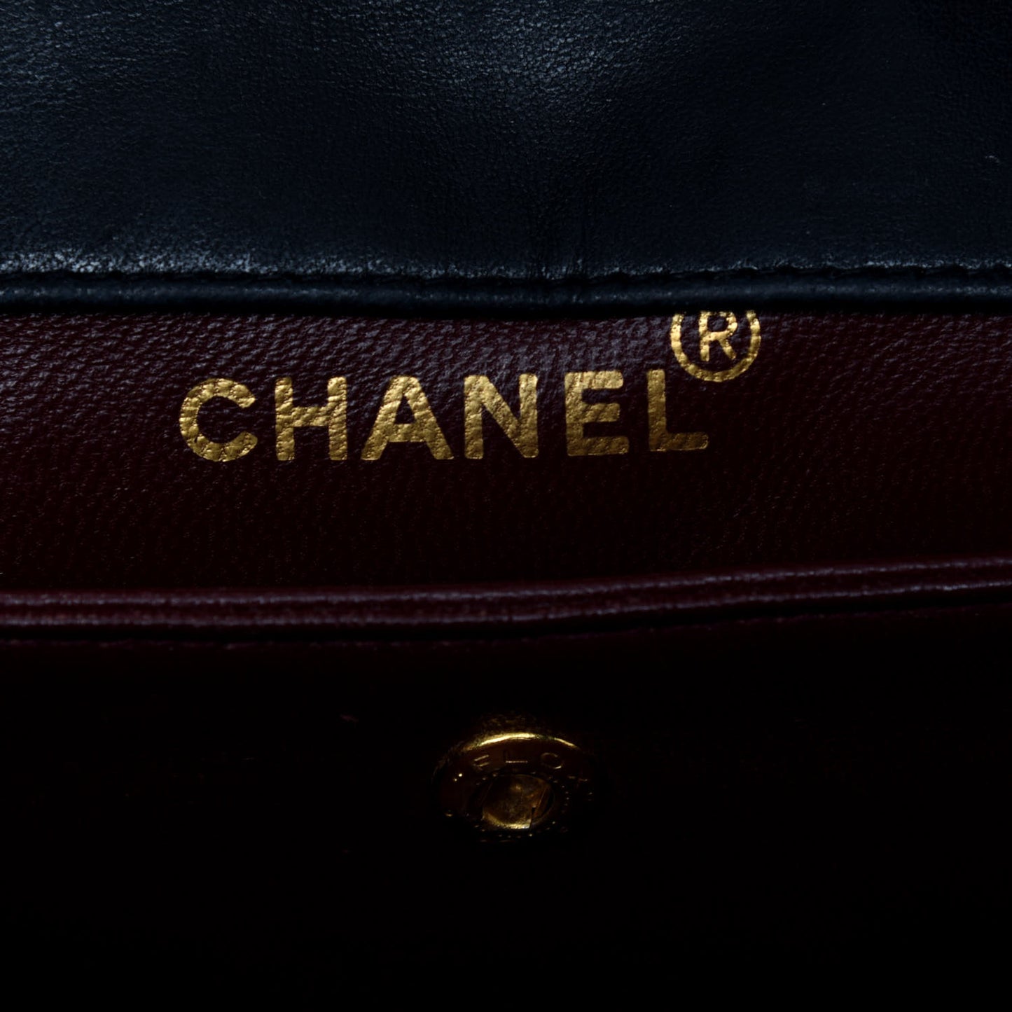 Lambskin Quilted Medium Single Flap Black