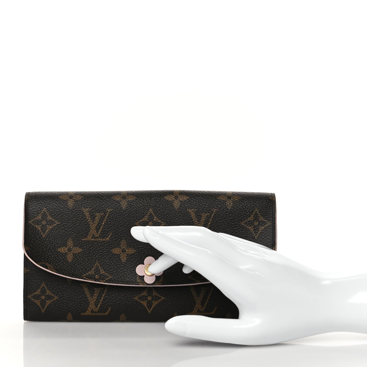Louis Vuitton Monogram Bloom Flower Emilie Wallet 2 of 8