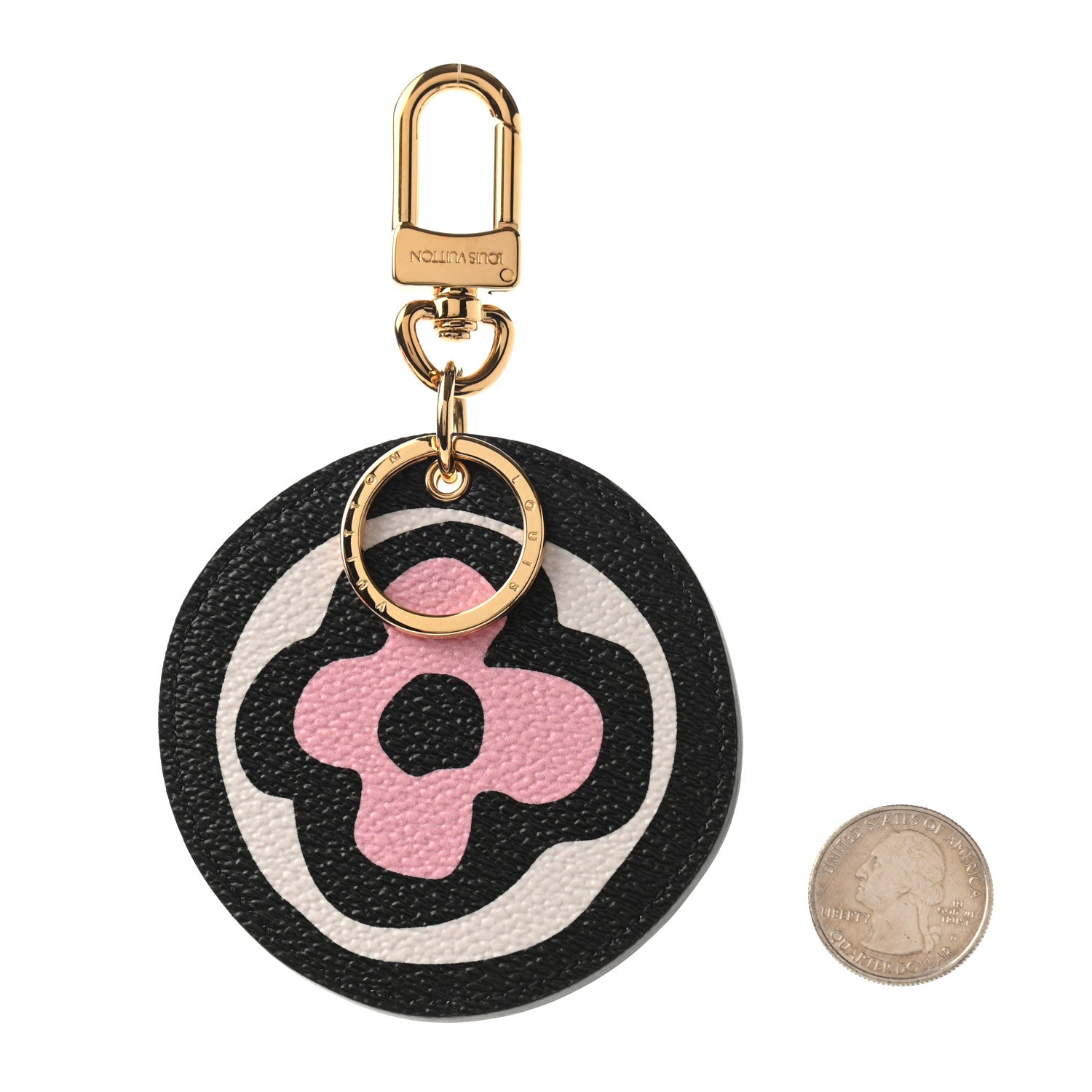 Louis Vuitton Monogram Wild At Heart Illustre Bag Charm Key Ring Black 2 of 5
