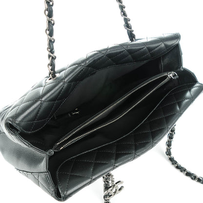 Chanel Caviar Quilted City Shopping Tote Black 5 of 7