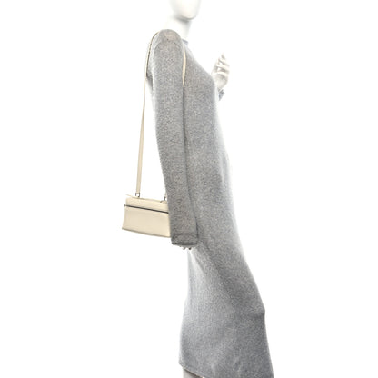 Loro Piana Grained Calfskin L19 Extra Pocket Pouch  Whisper White 3 of 19