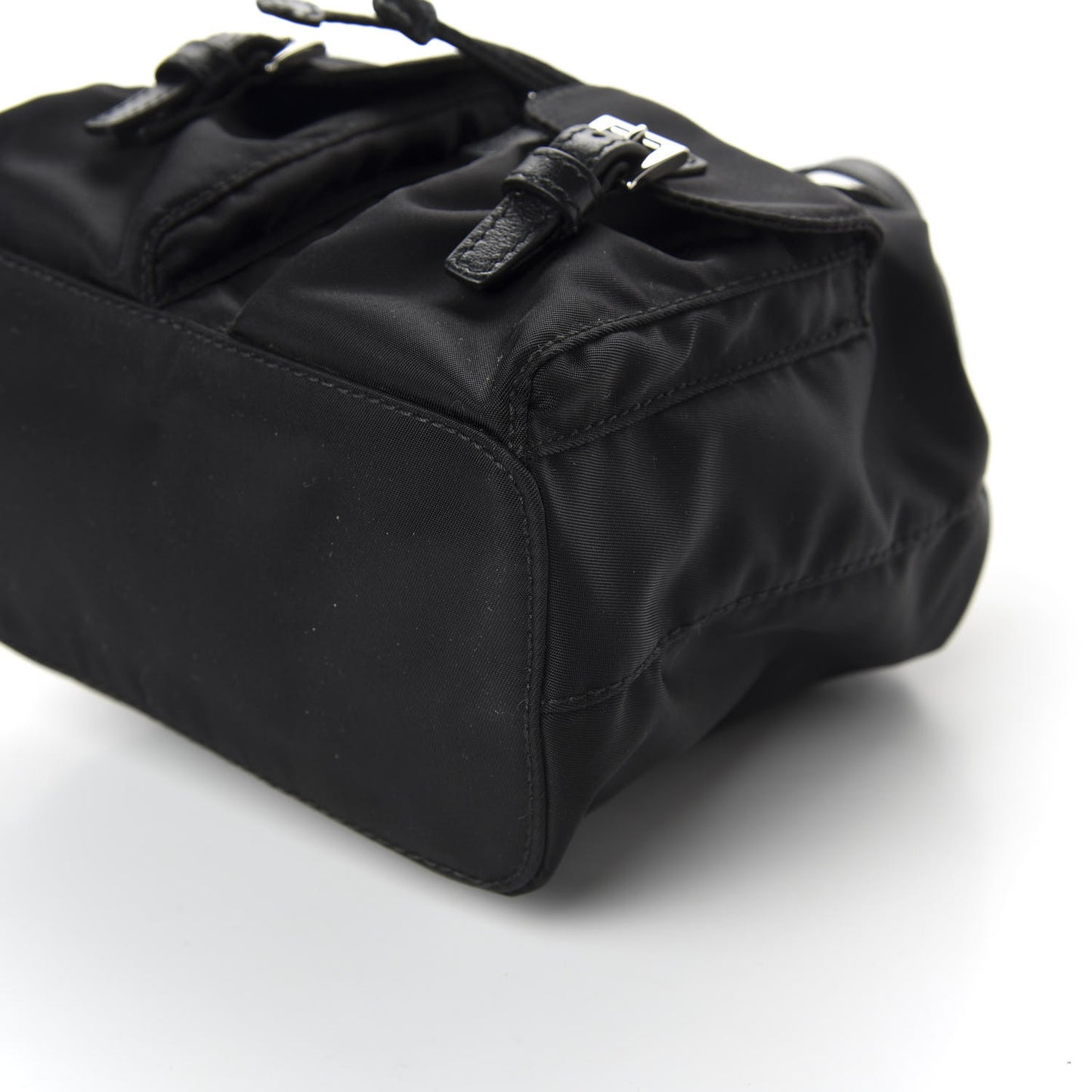 Nylon Vela Mini Crossbody Backpack Black