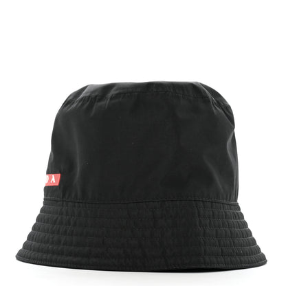 Prada Technical Nylon Linea Rossa Bucket Hat M Black 4 of 11