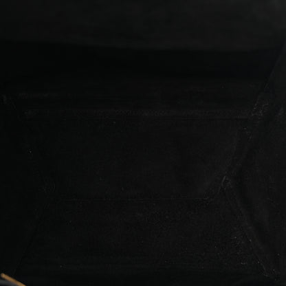 Celine Soft Grained Calfskin Sangle Bucket Bag Black 5 of 12