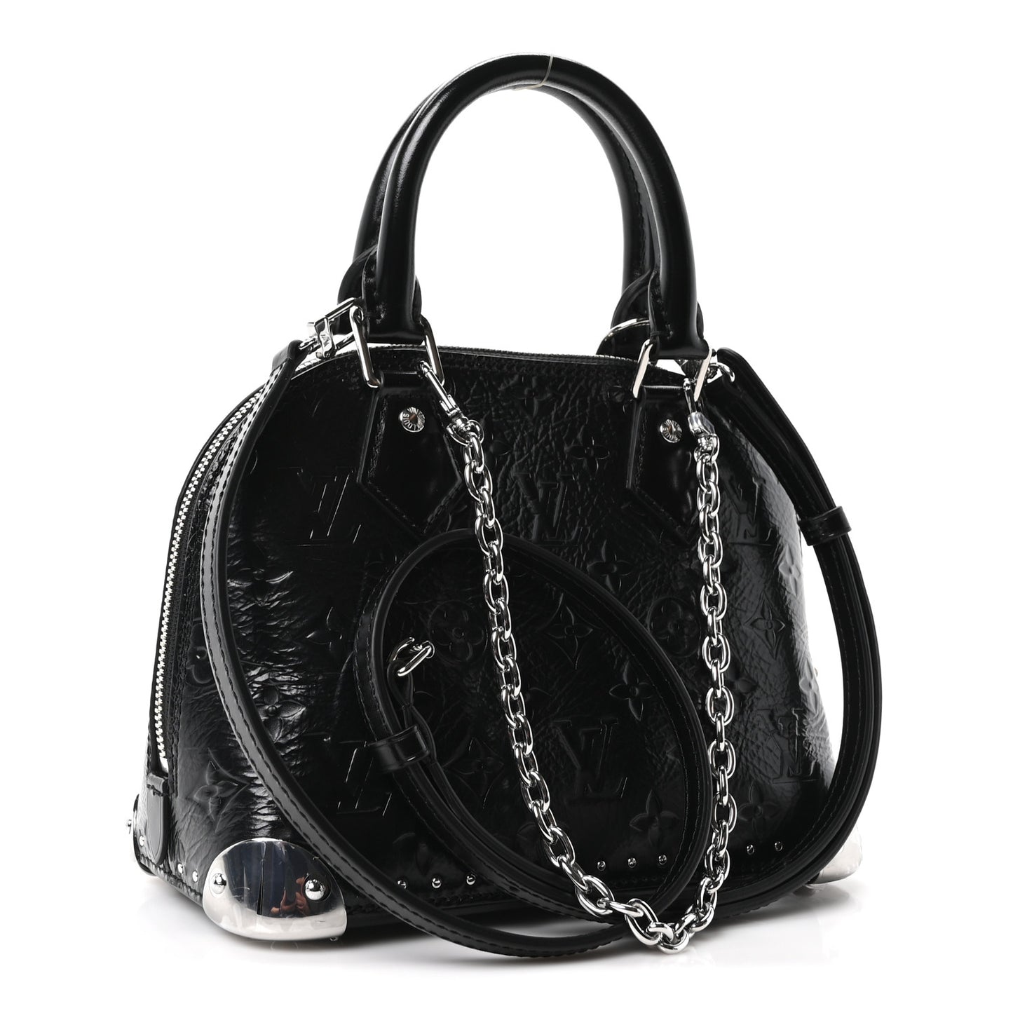 Calfskin Monogram Alma Trunk BB Black