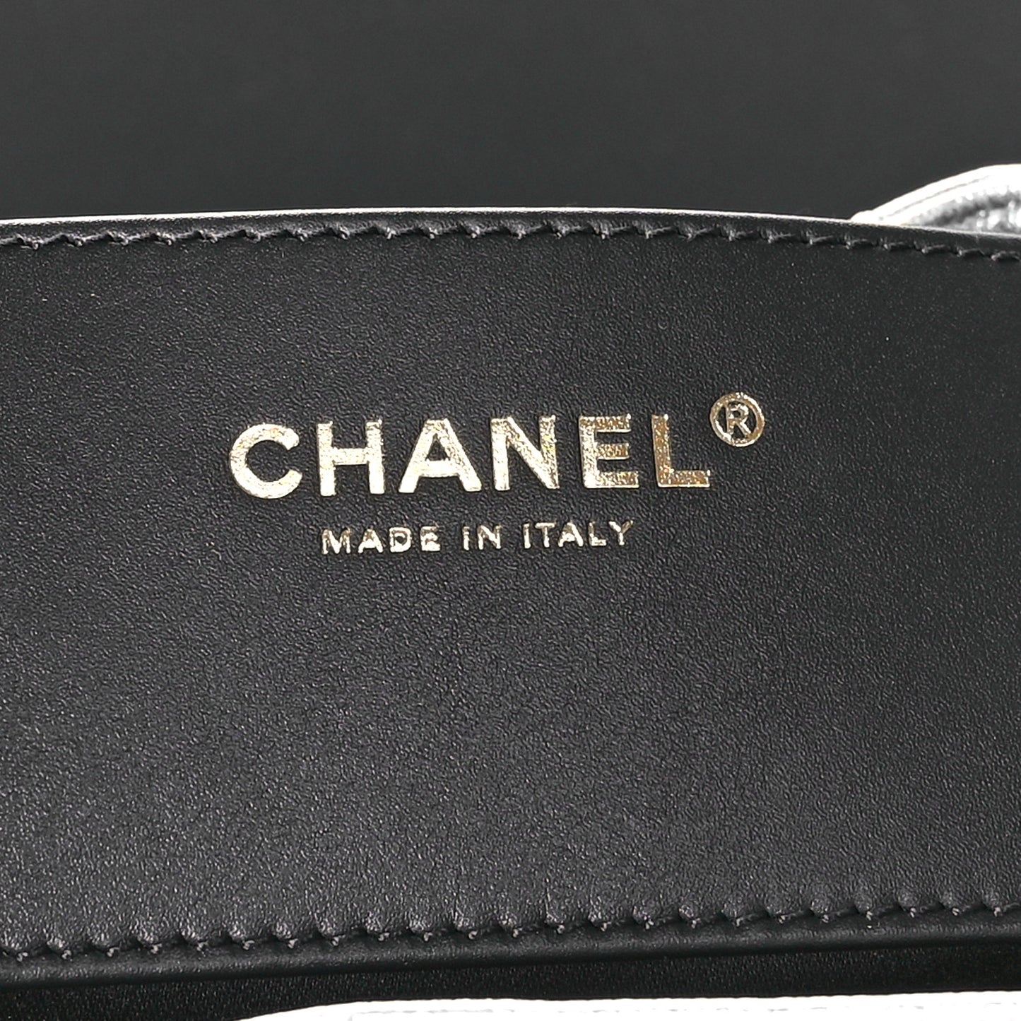 Metallic Caviar Quilted Medium Chanel 25 Handbag Silver