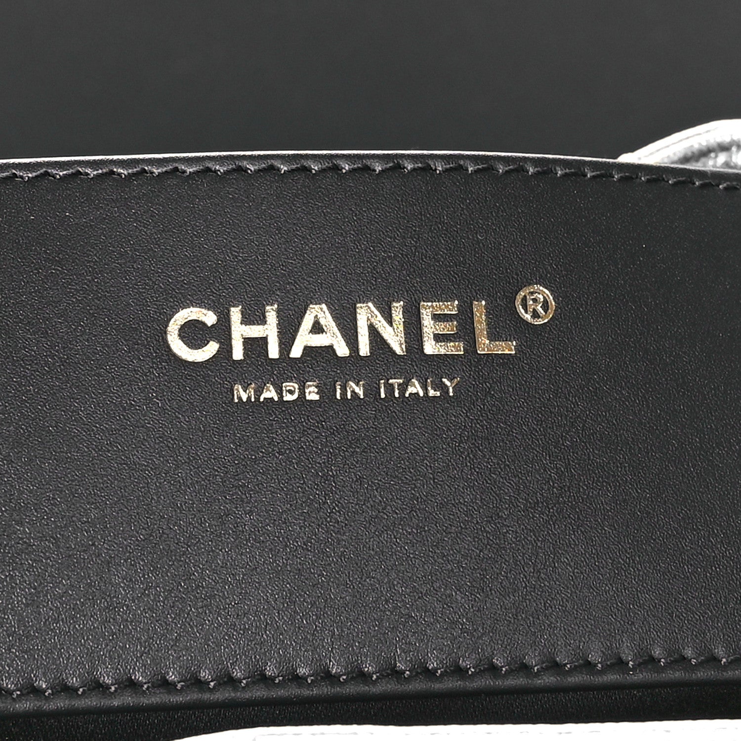 Chanel Metallic Caviar Quilted Medium Chanel 25 Handbag Silver 7 of 12