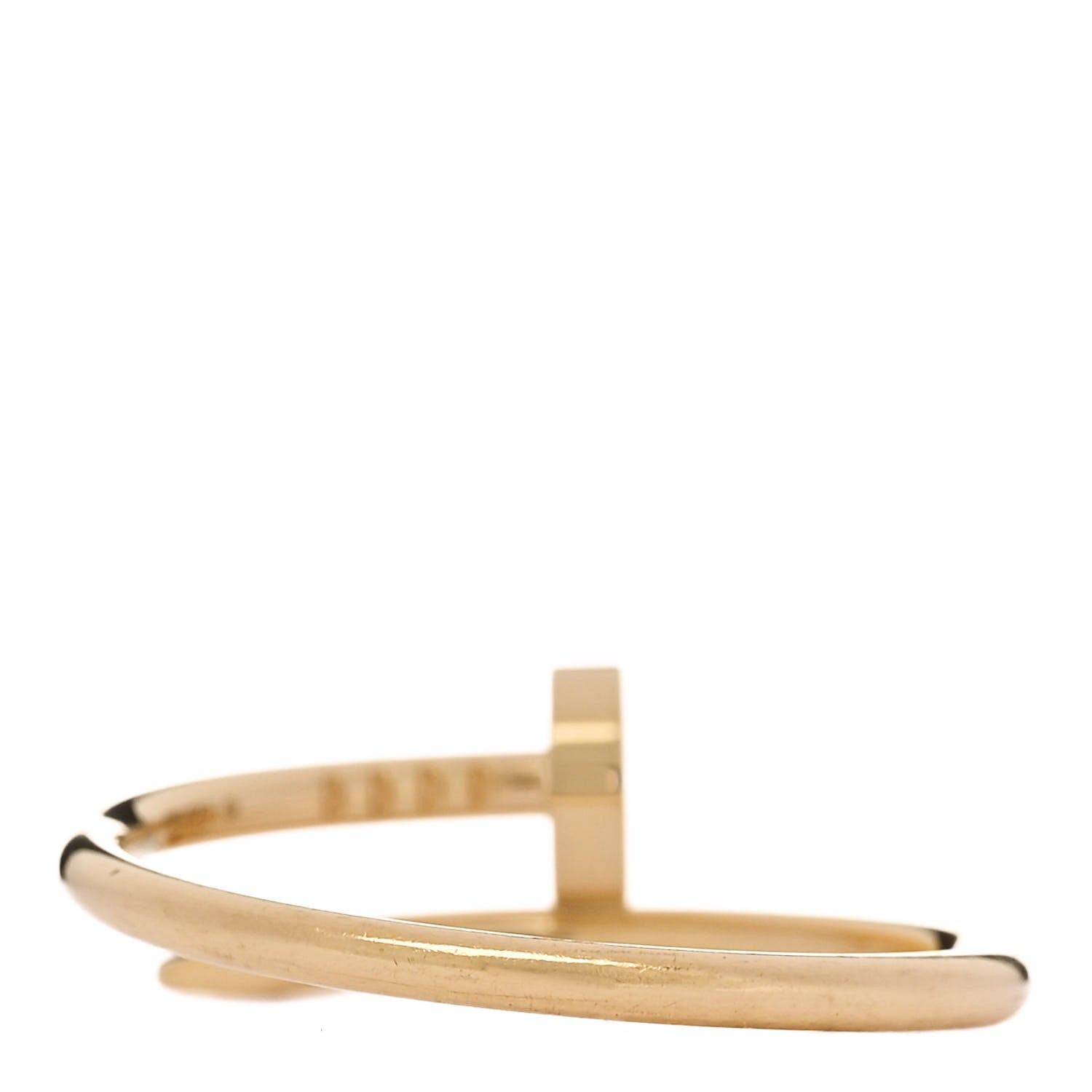 Cartier 18K Yellow Gold Small Juste Un Clou Ring 60 9 3 of 5