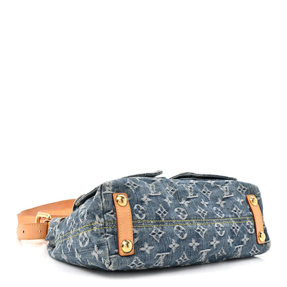 Louis Vuitton Monogram Denim Baggy PM Blue 4 of 10
