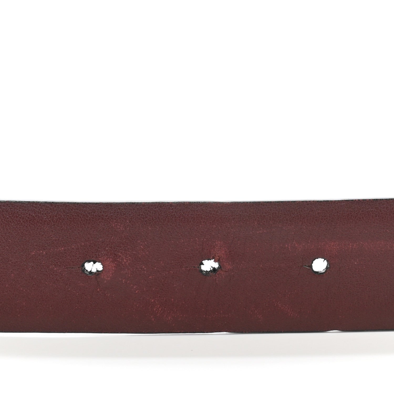 Chanel Calfskin CC Reversible Belt 70 Black Burgundy 4 of 8
