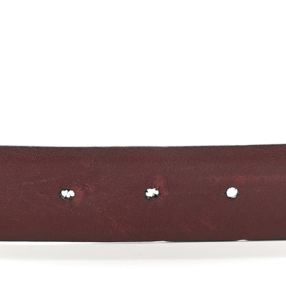 Chanel Calfskin CC Reversible Belt 70 Black Burgundy 4 of 8