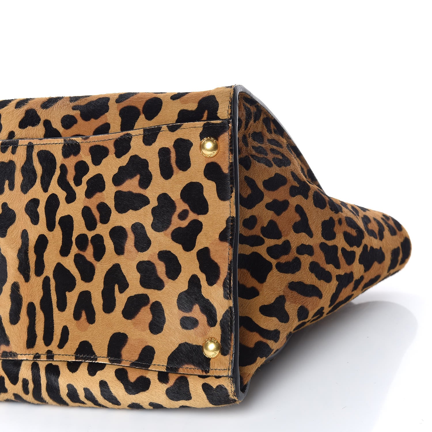 Prada Cavallino Leopard Print Twin Pocket Tote 11 of 15